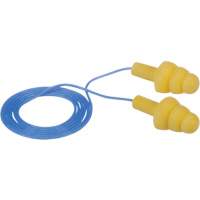 E-A-R Ultrafit Premolded Earplugs, Corded, Bulk - Polybag, 25 dB NRR, One-Size Cam Industrial