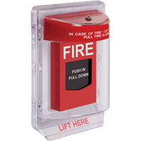 Couvercles pour alertes d'incendie - couvercles pour alertes int&eacute;rieures Stopper II, Encastr&eacute; Cam Industrial