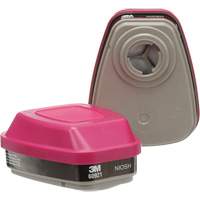 Cartouches pour respirateur s&eacute;rie 6000, Cartouche gaz/vapeur, Vapeurs organiques/P100 Cam Industrial