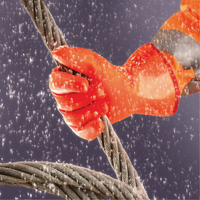 Gants Polar Grip 23-700, 9/Grand, R&ecirc;vetement PVC, Enveloppe en Nylon Cam Industrial