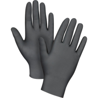 Gants jetables en paquets pour distributeur, T-Grand, Nitrile, 5 mils, Sans poudre, Noir Cam Industrial