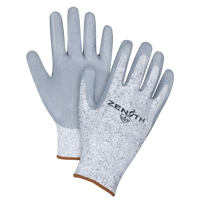 Gants &eacute;lastiques sans coutures r&eacute;sistants &agrave; la coupe, Taille Grand/9, Calibre 13, Rev&ecirc;tement Nitrile, Enveloppe en PEHP, ANSI/ISEA 105 niveau 2/EN 388 niveau 3 Cam Industrial