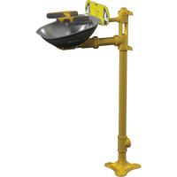 Postes de douche oculaire/faciale Halo, Installation Socle, Bol Acier inoxydable Cam Industrial
