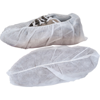 Shoe Covers, Large, Polypropylene, White Cam Industrial