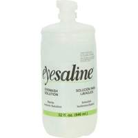 Bouteilles de solution saline pour douche oculaire, Bouteille Plein, 32 oz Cam Industrial