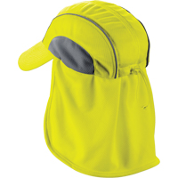 Chapeaux de refroidissement avec voiles pour le cou Chill-Its 6650, Lime haute visibilit&eacute; Cam Industrial