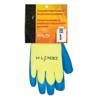 Gants haute visibilit&eacute; doubl&eacute;s d'acrylique de caoutchouc naturel, 9, R&ecirc;vetement Latex de caoutchouc, Calibre 7, Enveloppe en Acrylique Cam Industrial