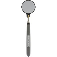 Inspection Mirror, Circular, 2-1/4" L x 2-1/4" W, Telescopic Cam Industrial