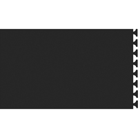 Rejuvenator&reg; Male Mat No. 502, Urethane, 2' W x 5' L, 5/8" Thick, Black Cam Industrial