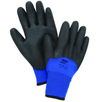 North&reg; Northflex Cold Grip Gloves, 8/Medium, PVC Coating, 15 Gauge, Nylon Shell Cam Industrial