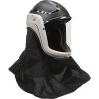 Assemblage de casque Versaflo avec visi&egrave;re de premi&egrave;re qualit&eacute; et enveloppe r&eacute;sistante aux flammes, Universel, Casque rigide, Bavette Simple Cam Industrial
