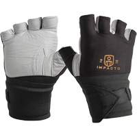Anti-Vibration Gloves- Left, Size Small, Grain Leather Palm Cam Industrial