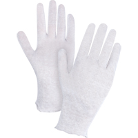 Gants d'inspection l&eacute;gers, Poly/coton, Poignet Non ourl&eacute;, Dames Cam Industrial
