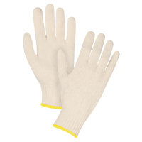 Standard-Duty String Knit Gloves, Poly/Cotton, 7 Gauge, 2X-Large Cam Industrial