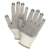 Gants tricot&eacute;s de poids lourd &agrave; deux c&ocirc;t&eacute;s avec pois, Poly/coton, Deux c&ocirc;t&eacute;s, Calibre 7, Grand Cam Industrial