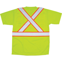 T-shirt conforme &agrave; la CSA, Polyester, Grand, Jaune lime haute visibilit&eacute; Cam Industrial