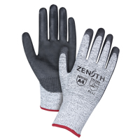 Gants &eacute;lastiques sans coutures r&eacute;sistants &agrave; la coupe, Taille Petit/7, Calibre 13, Rev&ecirc;tement Polyur&eacute;thane, Enveloppe en PEHP, ANSI/ISEA 105 niveau 4/EN 388 niveau 5 Cam Industrial