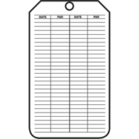 &eacute;tiquettes de s&eacute;curit&eacute; d'inspection et de contr&ocirc;le de l'&eacute;tat de l'&eacute;quipement, Papier cartonn&eacute;, 3-1/8" la x 5-7/8" h, Français Cam Industrial
