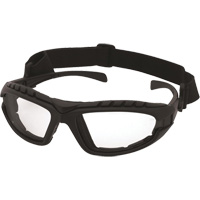 Lunettes de s&eacute;curit&eacute; &agrave; monture noire Dustdevil, Lentille Transparent, Antibu&eacute;e/Anti-&eacute;gratignures, ANSI Z87+/R&eacute;pond ou surpasse la norme CSA Z94.3 Cam Industrial