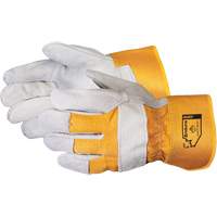 Endura&reg; Winter Split Fitters Gloves, One Size, Split Cowhide Palm, Foam Fleece Inner Lining Cam Industrial