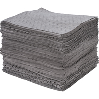 Feuilles absorbantes li&eacute;es de premi&egrave;re qualit&eacute;, Universel, 15" x 17", 30 gal. d'absorption Cam Industrial