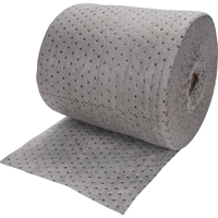 Premium Bonded Sorbent Rolls, Mediumweight, 150' L x 15" W, 20 gal. Absorbancy Cam Industrial