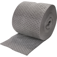 Rouleaux absorbants li&eacute;s de premi&egrave;re qualit&eacute;, Lourd, 150' lo x 15" la, Absorption 25 gal. Cam Industrial