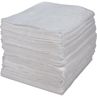 Premium Bonded Sorbent Pads, Oil Only, 15" x 17", 30 gal. Absorbancy Cam Industrial