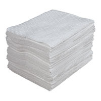 Premium Laminated (SMS) Sorbent Pads, Oil Only, 15" x 18", 30 gal. Absorbancy Cam Industrial