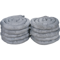 Remblais tubulaires absorbants, Universel, Absorption 40 gal., 3" la x 10' lo, Pqt de 10 Cam Industrial