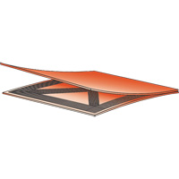 Tapis pour drain Ultra-Drain Seals, Circulaire, 42" dia. Cam Industrial