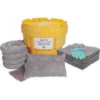 Trousse de d&eacute;versements &agrave; grande capacit&eacute; de premi&egrave;re qualit&eacute;, Universel, Overpack/Baril de r&eacute;cup&eacute;ration, Absorbance de 20 gal. US Cam Industrial