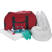 Trousse de lutte contre les d&eacute;versements de premi&egrave;re qualit&eacute; pour v&eacute;hicules, Huile seulement, Sac, Absorbance de 10 gal. US Cam Industrial