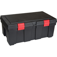 Water Resistant Storage Container, 33" W x 19" D x 13" H, Black Cam Industrial