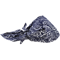 Bandeaux en triangle 6710CT de refroidissement en tissu de serviette Chill-Its, Bleu Cam Industrial