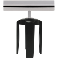 Tensabarrier&reg; Sign Bracket with Adapter, Chrome Cam Industrial