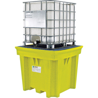 IBC Space-Saver Without Drain, 275 US gal. Spill Capacity, 57" x 57" x 48" Cam Industrial