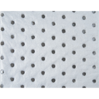 Feuilles absorbantes en fibres fines de calibre industriel, Huile seulement, 15" x 17", 40 gal. d'absorption Cam Industrial