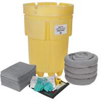 Trousse de lutte contre les d&eacute;versements de premi&egrave;re qualit&eacute;, Universel, Overpack/Baril de r&eacute;cup&eacute;ration, Absorbance de 95 gal. US Cam Industrial