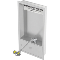 Eyewash Station, Wall-Mount Installation, Stainless Steel Bowl Cam Industrial