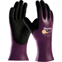 ATG MaxiDry&reg; 56-426 Gloves, 7/Small, Nitrile Coating, 15 Gauge, Nylon Shell Cam Industrial