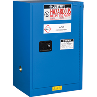 ChemCor&reg; Lined Hazardous Material Compac Safety Cabinets, 12 gal., 23.25" x 35" x 18" Cam Industrial
