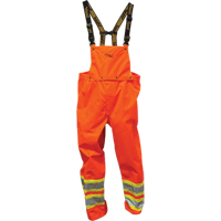 Safety Rainwear, Small, Polyester/PVC, Orange Cam Industrial