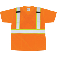 CSA Compliant T-Shirt, Polyester, Medium, Orange Cam Industrial