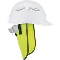 GloWear 8006 Hardhat Neck Shade, High-Visibility Lime Green Cam Industrial