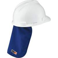 Chill-Its&reg; 6717FR Cooling FR Hardhat Pad & Neck Shade, Blue Cam Industrial