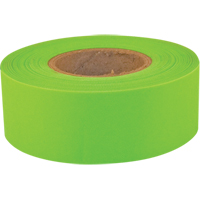 Sub-Zero Flagging Tape, 1.2" W x 150' L, Fluorescent Lime Cam Industrial