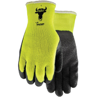 Gants Visibull 330, 7/Petit, R&ecirc;vetement Latex de caoutchouc, Enveloppe en Polyester Cam Industrial