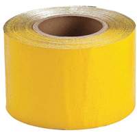 Ruban de marquage temporaire pour la chauss&eacute;e, 4" x 150', Vinyle, Jaune Cam Industrial