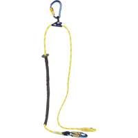Pole Climber's Adjustable Rope Positioning Lanyard, 1 Legs, 8', CSA Class F, Nylon Cam Industrial